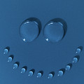 Happy face made of water drops Photograph by Simon Bratt Happy face made of water drops Photograph by Simon Bratt