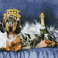Happy New Year Mixed Media by Barbara Keith Happy New Year Mixed Media by Barbara Keith