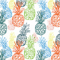 Happy Pineapple- Art by Linda Woods Digital Art by Linda Woods Happy Pineapple- Art by Linda Woods Digital Art by Linda Woods