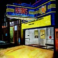 Harris Theater Pittsburgh Pennsylvania Painting by Christopher Shellhammer Harris Theater Pittsburgh Pennsylvania Painting by Christopher Shellhammer