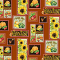 Harvest Market Pumpkins Sunflowers n Red Wagon Painting by Audrey Jeanne Roberts Harvest Market Pumpkins Sunflowers n Red Wagon Painting by Audrey Jeanne Roberts