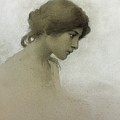 Head of a Girl by Franz Dvorak Head of a Girl by Franz Dvorak