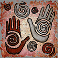 Healing Hands Broken Fresco The Beginning of a Journey Painting by OLena Art Healing Hands Broken Fresco The Beginning of a Journey Painting by OLena Art