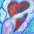 Heart Cloud Painting by Kendall Kessler Heart Cloud Painting by Kendall Kessler