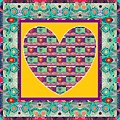 Higher Love - Heart of Hearts Mixed Media by Helena Tiainen Higher Love - Heart of Hearts Mixed Media by Helena Tiainen