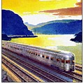 Highlands of the Hudson - New York Central System - Retro travel Poster - Vintage Poster Mixed Media by Studio Grafiikka Highlands of the Hudson - New York Central System - Retro travel Poster - Vintage Poster Mixed Media by Studio Grafiikka