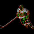 Hockey Player Digital Art by Piotr Dulski Hockey Player Digital Art by Piotr Dulski