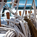 Hoisting Ropes Photograph by Rich S Hoisting Ropes Photograph by Rich S