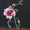 Hollyhock Painting by Donna Tucker Hollyhock Painting by Donna Tucker