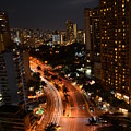 Honolulu at Night 2 Photograph by Amy Fose Honolulu at Night 2 Photograph by Amy Fose