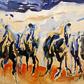 Horse Mountains Painting by John Gholson Horse Mountains Painting by John Gholson