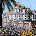 Hotel Negresco Painting by Guido Borelli Hotel Negresco Painting by Guido Borelli