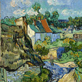 Houses In Auvers by Van Gogh Houses In Auvers by Van Gogh