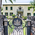 Hulihe'e Palace Gate Photograph by Susan Rissi Tregoning Hulihe'e Palace Gate Photograph by Susan Rissi Tregoning
