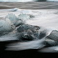 Icebergs in ice beach, Iceland Photograph by Michalakis Ppalis Icebergs in ice beach, Iceland Photograph by Michalakis Ppalis