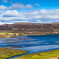 Iceland Westfjords Panorama blue green brown Photograph by Matthias Hauser