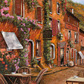 Il Bar Sulla Discesa Painting by Guido Borelli Il Bar Sulla Discesa Painting by Guido Borelli