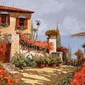 Il Giardino Rosso Painting by Guido Borelli Il Giardino Rosso Painting by Guido Borelli