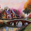 Il Ponticello Marrone Painting by Guido Borelli Il Ponticello Marrone Painting by Guido Borelli