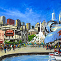 Impressions of Chicago Painting by Robert Reeves Impressions of Chicago Painting by Robert Reeves