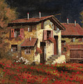 In Campagna La Sera Painting by Guido Borelli In Campagna La Sera Painting by Guido Borelli