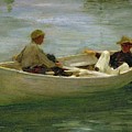In the Rowing Boat Painting by Henry Scott Tuke In the Rowing Boat Painting by Henry Scott Tuke