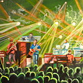 In with the Um Crowd Painting by Patricia Arroyo In with the Um Crowd Painting by Patricia Arroyo