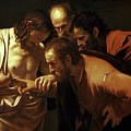 Incredulity of Saint Thomas Painting by Michelangelo Caravaggio Incredulity of Saint Thomas Painting by Michelangelo Caravaggio