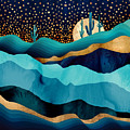 Indigo Desert Night Digital Art by Spacefrog Designs Indigo Desert Night Digital Art by Spacefrog Designs
