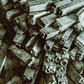 Industrial Letterpress Typeset by Jorgo Photography - Wall Art Gallery Industrial Letterpress Typeset by Jorgo Photography - Wall Art Gallery