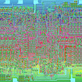 Intel 4004 CPU 4 bit Central Processing Unit CPU Computer Chip Integrated Circuit Mask, Abstract 5 Digital Art by Kathy Anselmo Intel 4004 CPU 4 bit Central Processing Unit CPU Computer Chip Integrated Circuit Mask, Abstract 5 Digital Art by Kathy Anselmo