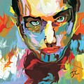 Intense face 2 Digital Art by Darren Cannell Intense face 2 Digital Art by Darren Cannell
