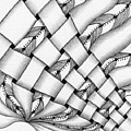 Interwoven Drawing by Jan Steinle Interwoven Drawing by Jan Steinle