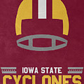Iowa State Cyclones Vintage Football Art by Joe Hamilton Iowa State Cyclones Vintage Football Art by Joe Hamilton