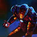 Iron Man Painting by Paul Meijering Iron Man Painting by Paul Meijering