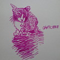 It has a cat named GATchee Drawing by Sukalya Chearanantana It has a cat named GATchee Drawing by Sukalya Chearanantana