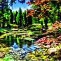 Japanese Garden Photograph by Monroe Payne Japanese Garden Photograph by Monroe Payne