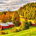 Jenne Farm Vermont Painting by Edward Fielding Jenne Farm Vermont Painting by Edward Fielding