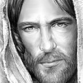 Jesus Face Drawing by Greg Joens Jesus Face Drawing by Greg Joens