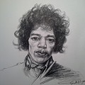 Jimi Hendrix by Sukalya Chearanantana