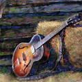 Jim's Guitar Painting by Andrew King Jim's Guitar Painting by Andrew King