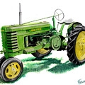 John Deere Tractor Poster by Ferrel Cordle