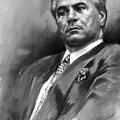 John Gotti Drawing by Ylli Haruni John Gotti Drawing by Ylli Haruni
