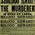 John Wilkes Booth Wanted Poster Mixed Media by War Is Hell Store John Wilkes Booth Wanted Poster Mixed Media by War Is Hell Store
