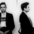 Johnny Cash Mug Shot Horizontal Painting by Tony Rubino Johnny Cash Mug Shot Horizontal Painting by Tony Rubino