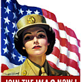 Join The WAC Now - World War Two Painting by War Is Hell Store Join The WAC Now - World War Two Painting by War Is Hell Store