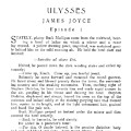 Ulysses, 1918 by James Joyce Ulysses, 1918 by James Joyce