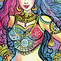 Kali Painting by Eva Campbell Kali Painting by Eva Campbell