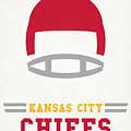 Kansas City Chiefs Vintage Nfl Art by Joe Hamilton Kansas City Chiefs Vintage Nfl Art by Joe Hamilton