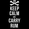 Keep Calm And Carry Rum Pirate Tee by Edward Fielding Keep Calm And Carry Rum Pirate Tee by Edward Fielding
